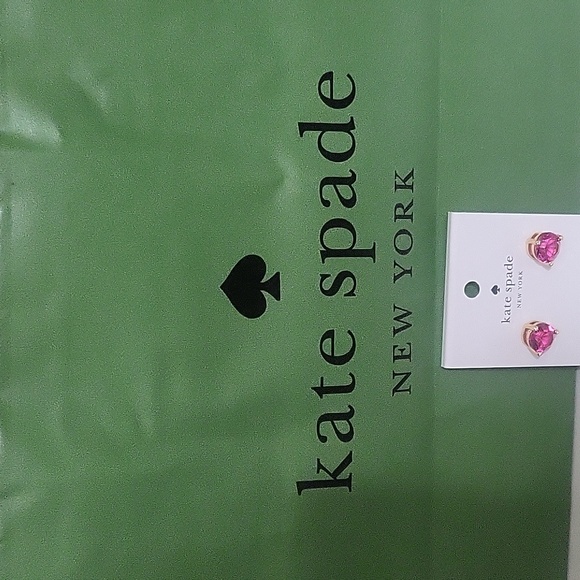 Kate Spade Pink and Gold Earrings - Picture 2 of 3